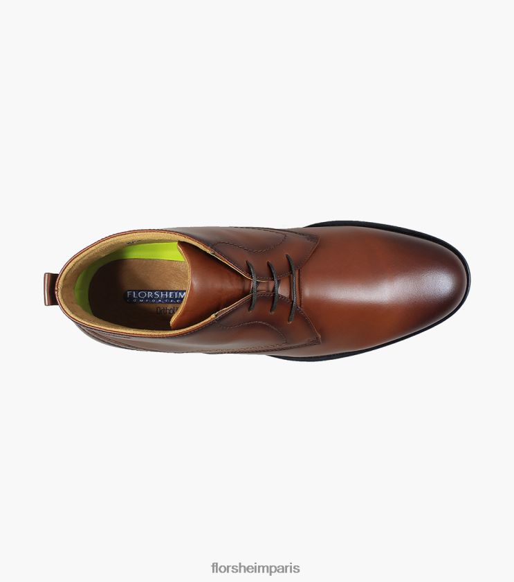 botte chukka à bout uni medfield Florsheim Hommes TBZJJL288 chaussure Cognac