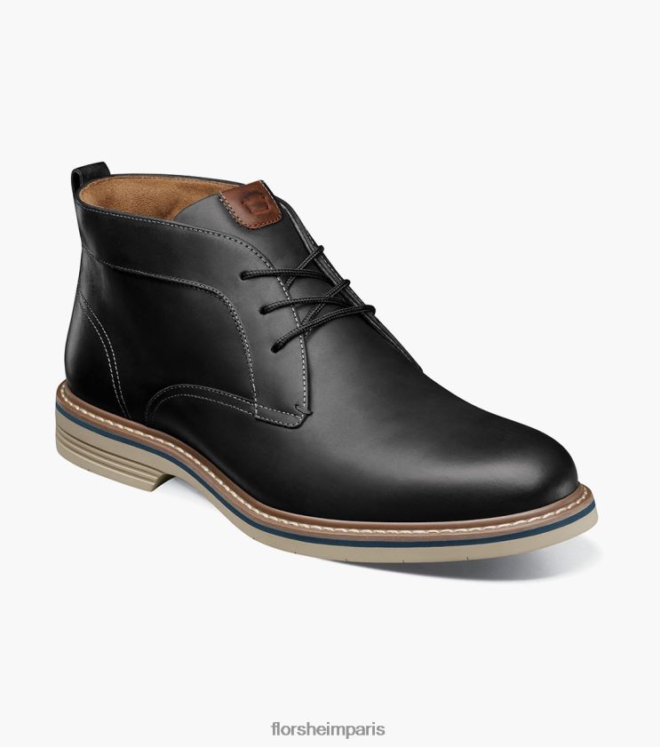botte chukka à bout uni norwalk Florsheim Hommes TBZJJL75 chaussure ch noir
