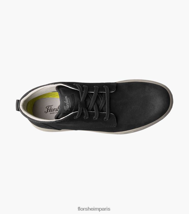 botte chukka heist 2 à bout uni Florsheim Hommes TBZJJL30 chaussure nubuck noir