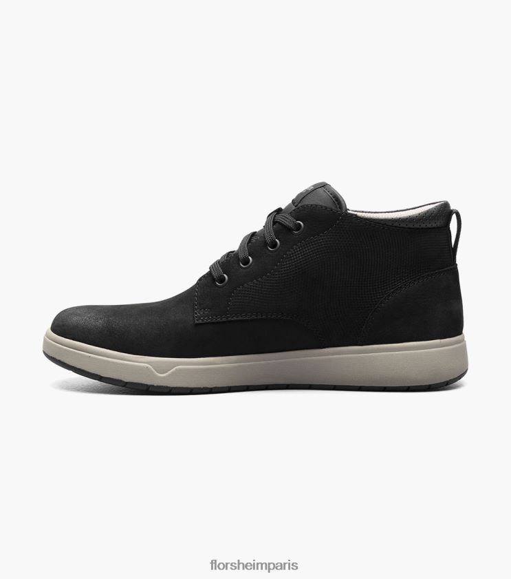 botte chukka heist 2 à bout uni Florsheim Hommes TBZJJL30 chaussure nubuck noir