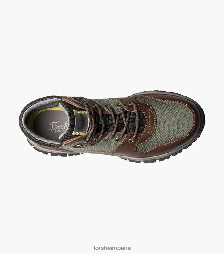 botte de randonnée xplor moc toe Florsheim Hommes TBZJJL339 chaussure vert