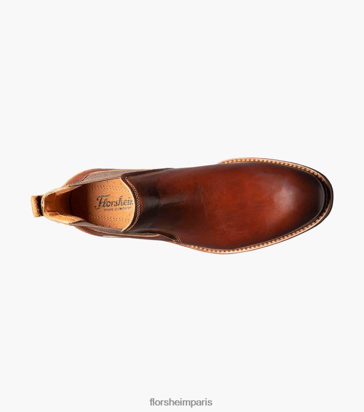 botte gore à bout uni lodge Florsheim Hommes TBZJJL223 chaussure châtaigne