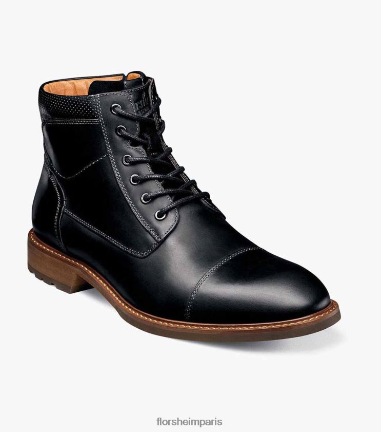 botte à lacets à bout droit lodge Florsheim Hommes TBZJJL227 chaussure ch noir