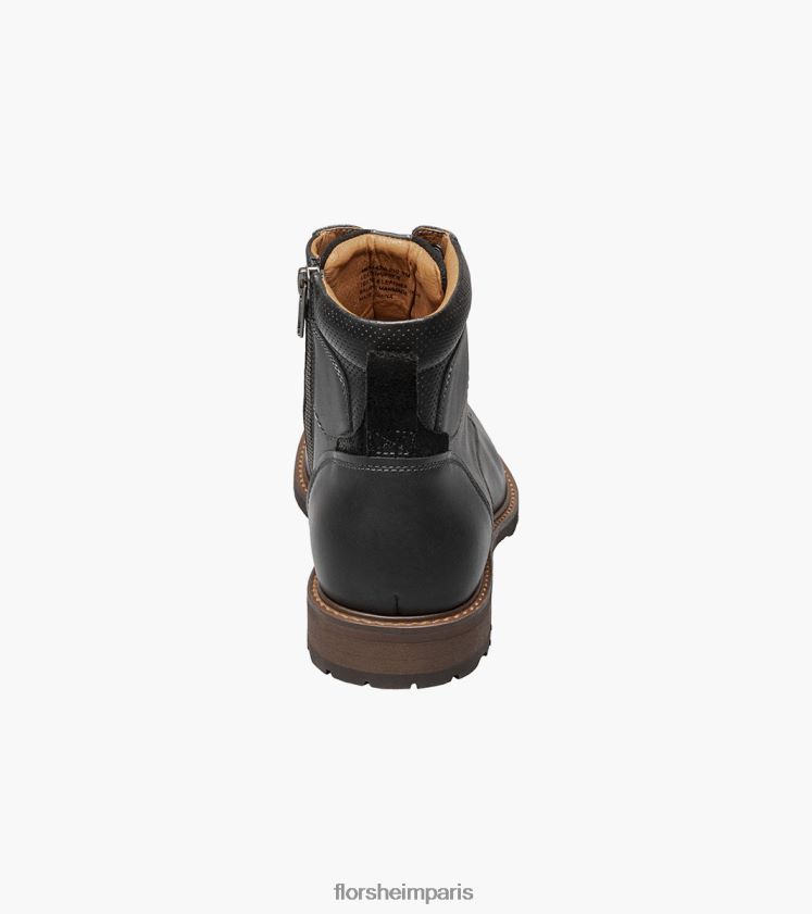 botte à lacets chalet moc toe Florsheim Hommes TBZJJL166 chaussure ch noir