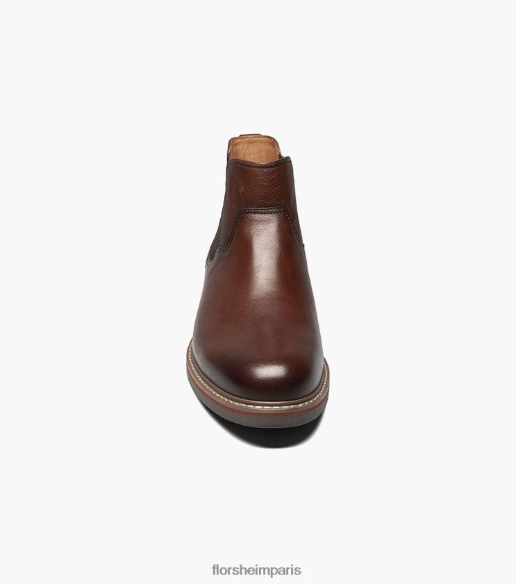 botte norwalk à bout uni Florsheim Hommes TBZJJL77 chaussure cognac dégringolé