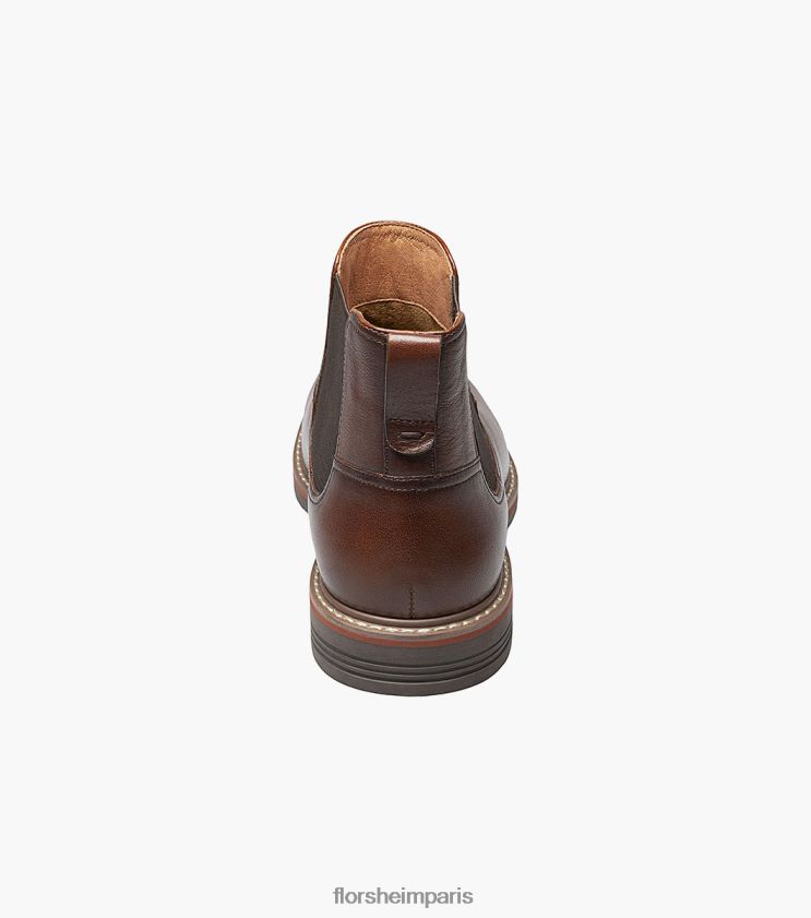 botte norwalk à bout uni Florsheim Hommes TBZJJL77 chaussure cognac dégringolé