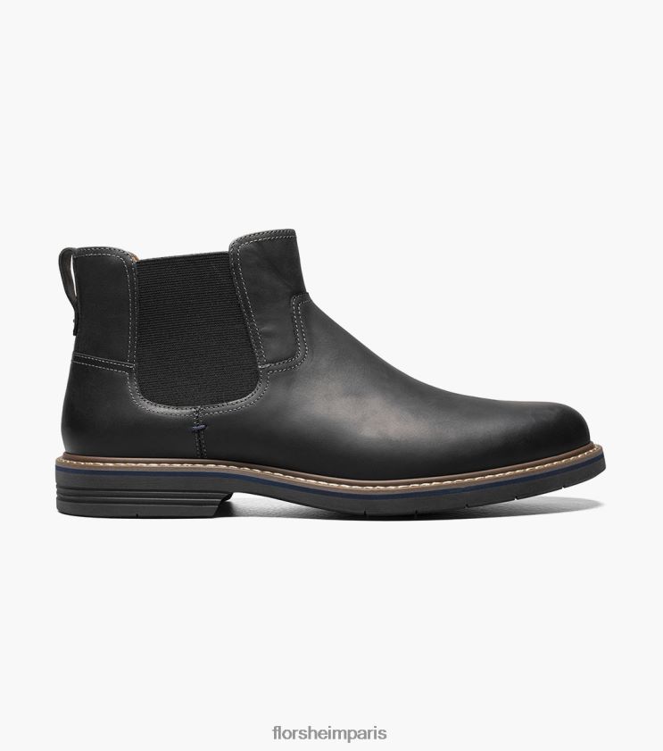 botte norwalk à bout uni Florsheim Hommes TBZJJL78 chaussure ch noir