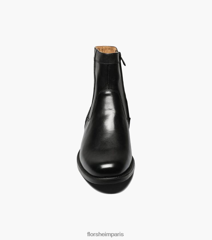 bottes zippées à bout uni midtown Florsheim Hommes TBZJJL204 chaussure noir