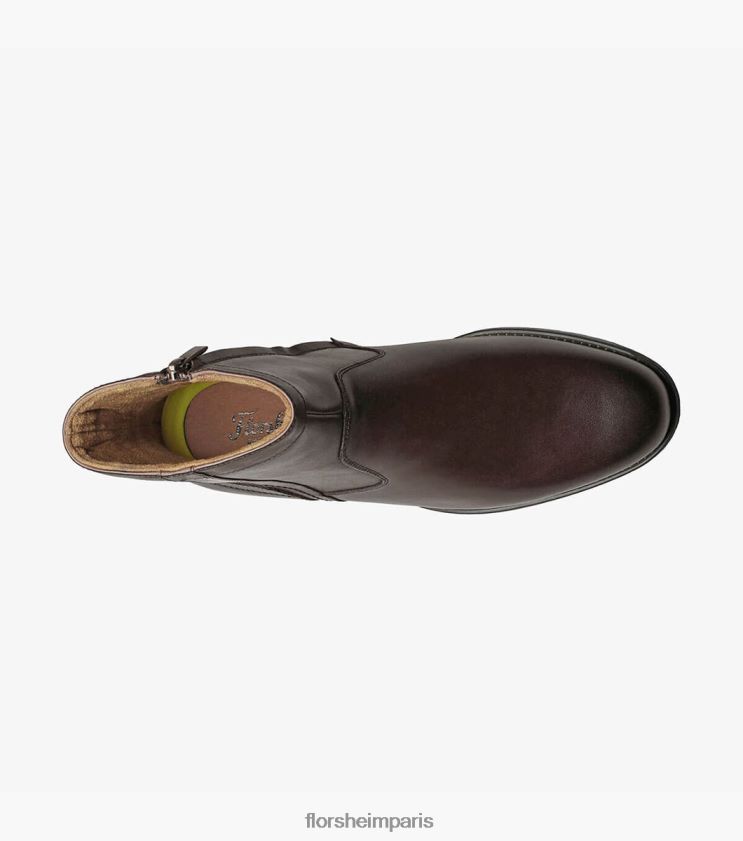bottes zippées à bout uni midtown Florsheim Hommes TBZJJL205 chaussure brun