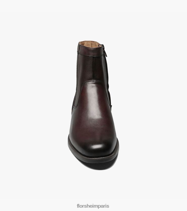 bottes zippées à bout uni midtown Florsheim Hommes TBZJJL205 chaussure brun