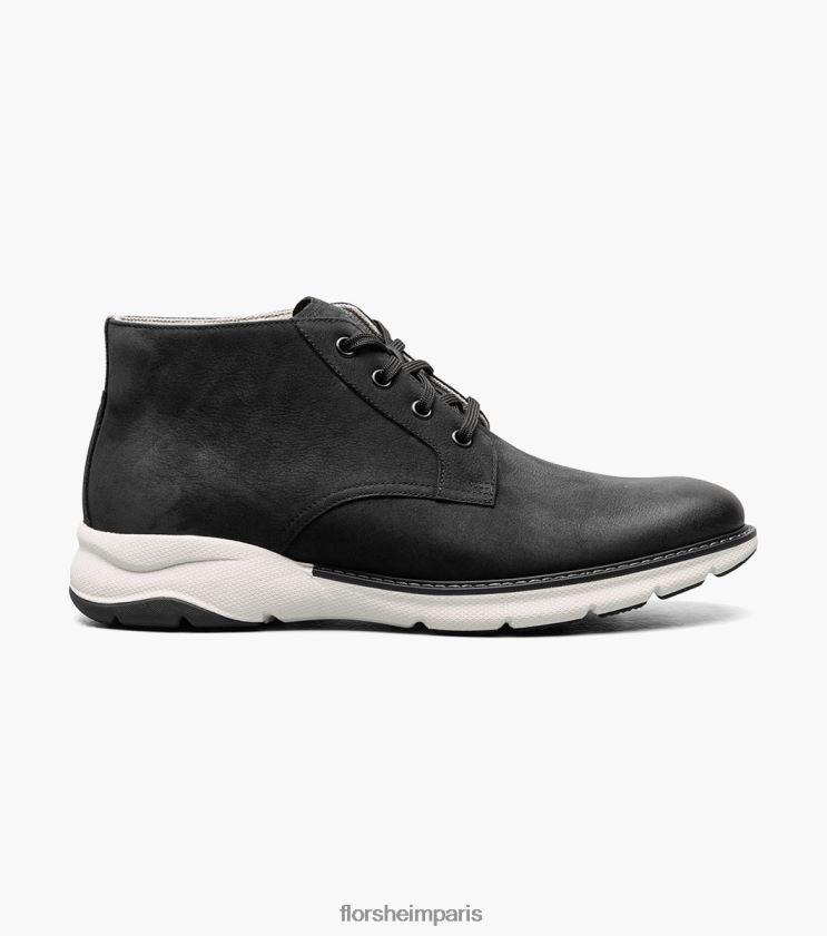 bottines chukka Frenzi à bout uni Florsheim Hommes TBZJJL32 chaussure nubuck noir