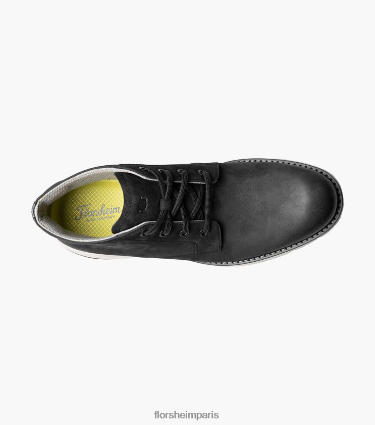 bottines chukka Frenzi à bout uni Florsheim Hommes TBZJJL32 chaussure nubuck noir