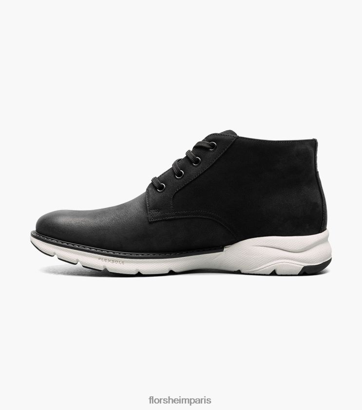 bottines chukka Frenzi à bout uni Florsheim Hommes TBZJJL32 chaussure nubuck noir
