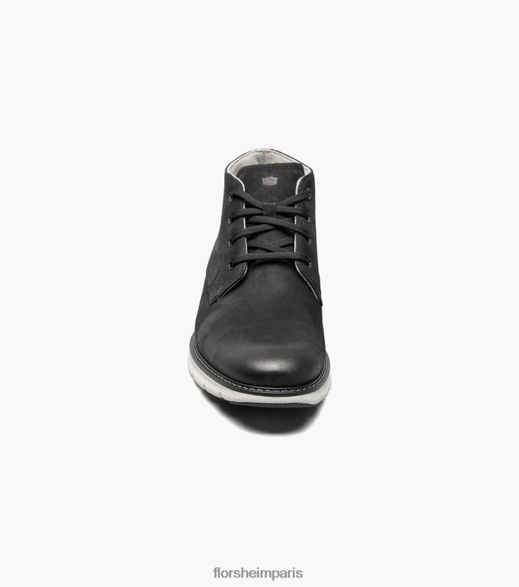 bottines chukka Frenzi à bout uni Florsheim Hommes TBZJJL32 chaussure nubuck noir