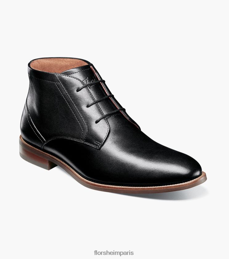 bottines chukka à bout uni rucci Florsheim Hommes TBZJJL57 chaussure noir