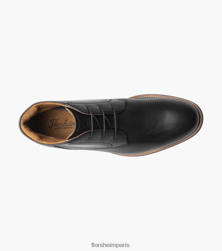 bottines chukka à bout uni rucci Florsheim Hommes TBZJJL57 chaussure noir