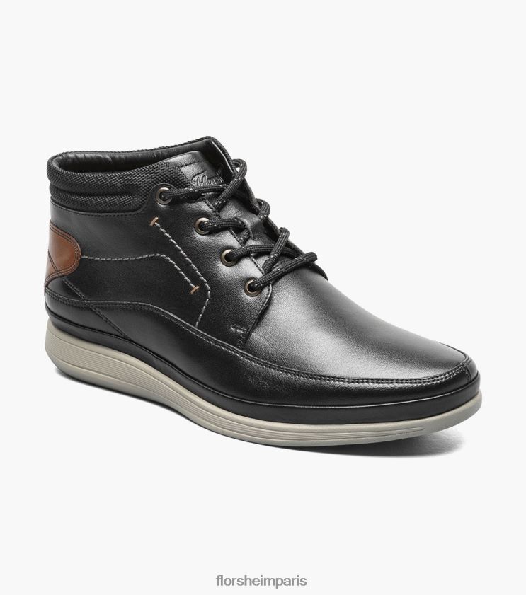 bottines chukka saul à bout uni Florsheim Hommes TBZJJL289 chaussure noir
