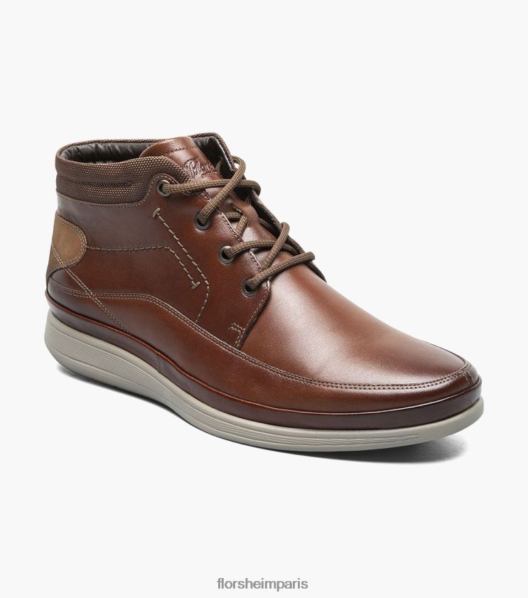 bottines chukka saul à bout uni Florsheim Hommes TBZJJL290 chaussure Cognac