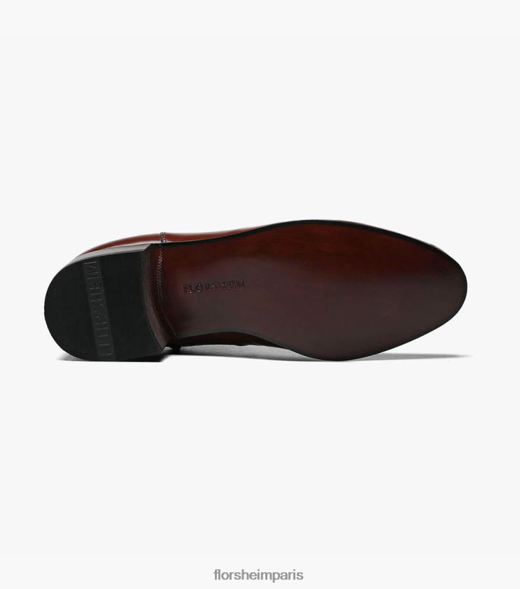 bottines zippées à bout de vélo Duke Florsheim Hommes TBZJJL247 chaussure Cognac