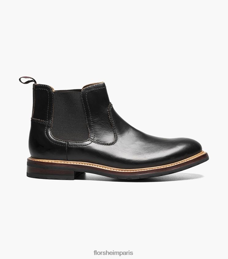 fonderie botte gore à bout uni Florsheim Hommes TBZJJL393 chaussure noir