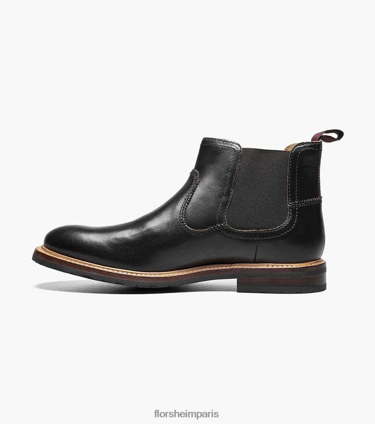 fonderie botte gore à bout uni Florsheim Hommes TBZJJL393 chaussure noir