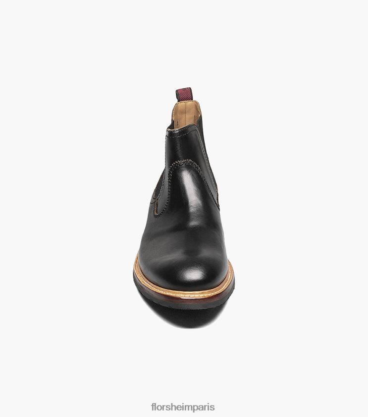 fonderie botte gore à bout uni Florsheim Hommes TBZJJL393 chaussure noir