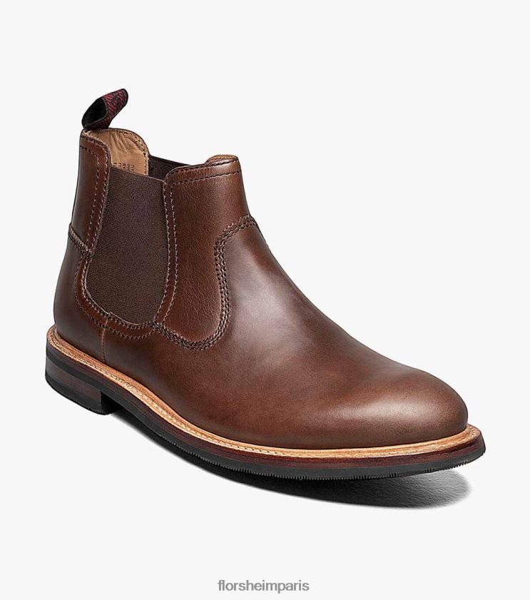 fonderie botte gore à bout uni Florsheim Hommes TBZJJL394 chaussure brun