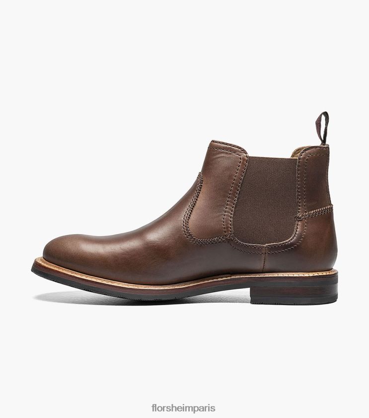 fonderie botte gore à bout uni Florsheim Hommes TBZJJL394 chaussure brun
