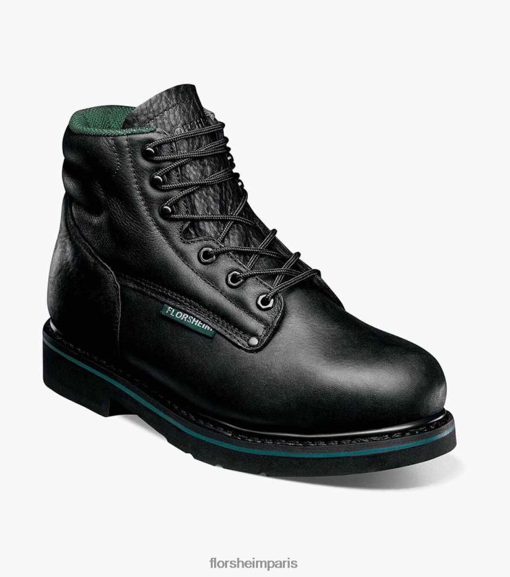 loedin work botte en acier à bout uni gore Florsheim Hommes TBZJJL418 chaussure noir
