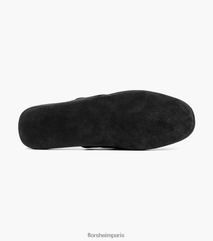 pantoufle à bout mocassin pareto Florsheim Hommes TBZJJL387 chaussure noir