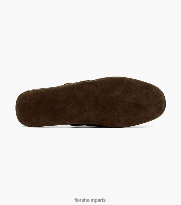pantoufle à bout mocassin pareto Florsheim Hommes TBZJJL388 chaussure brun