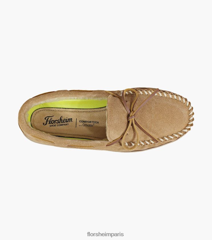 pantoufle cozzy moc toe Florsheim Hommes TBZJJL384 chaussure sable