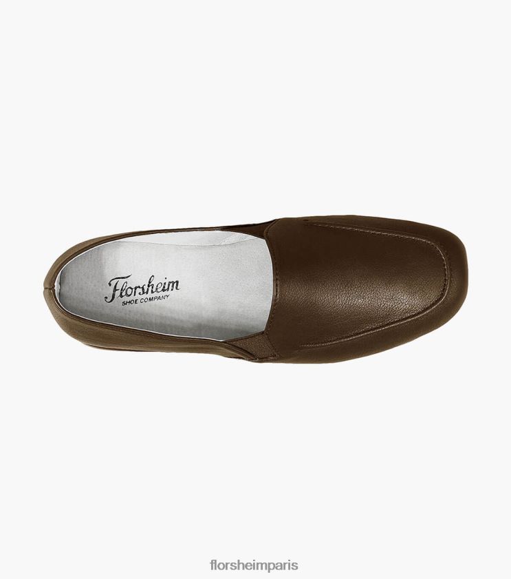 pantoufle pareto opera moc toe Florsheim Hommes TBZJJL386 chaussure brun