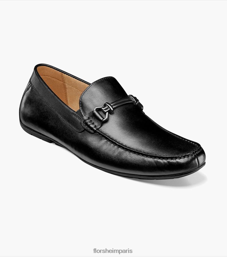 pilote d'embout talladega moc Florsheim Hommes TBZJJL98 chaussure noir