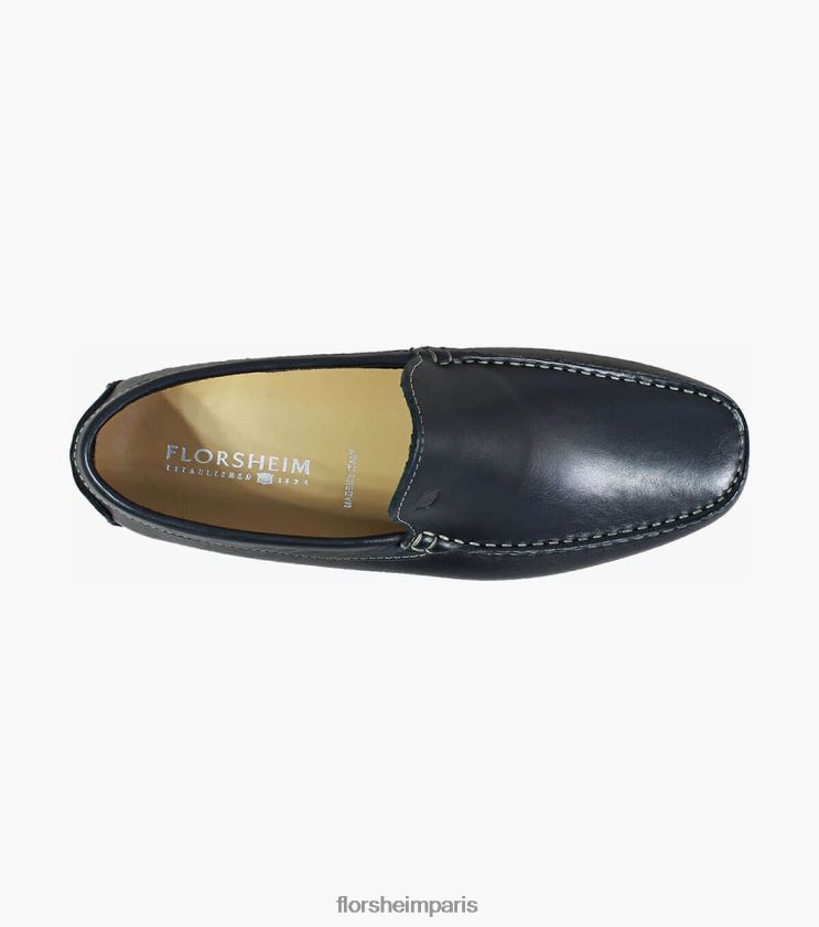 pilote vénitien comète moc toe Florsheim Hommes TBZJJL395 chaussure noir