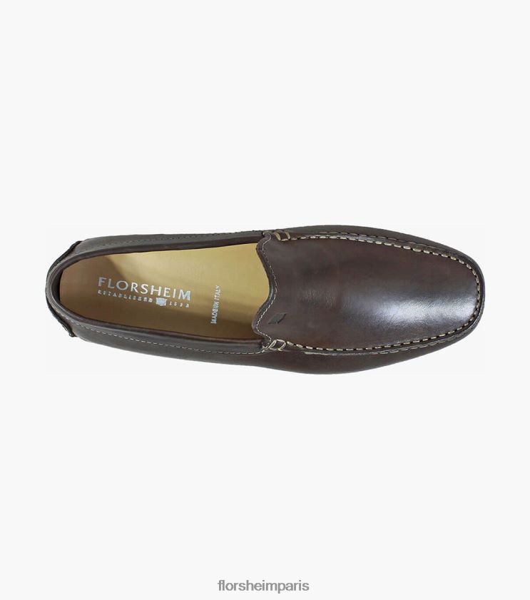 pilote vénitien comète moc toe Florsheim Hommes TBZJJL396 chaussure brun
