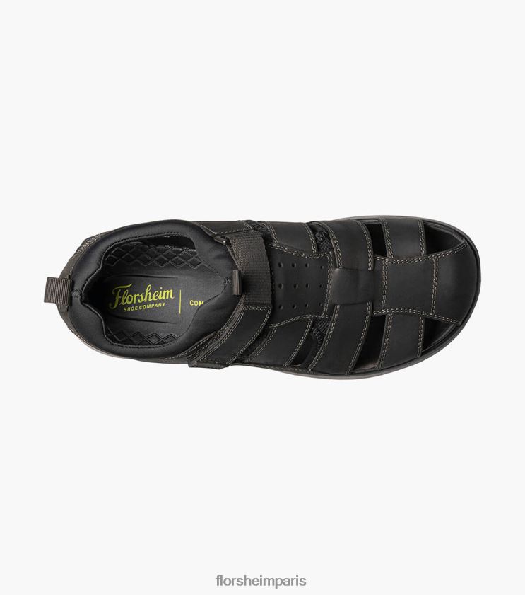 sandale de pêcheur aventure Florsheim Hommes TBZJJL377 chaussure ch noir