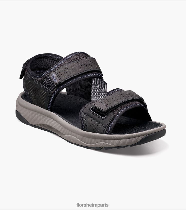sandale de rivière bande de roulement lite 2 Florsheim Hommes TBZJJL375 chaussure noir