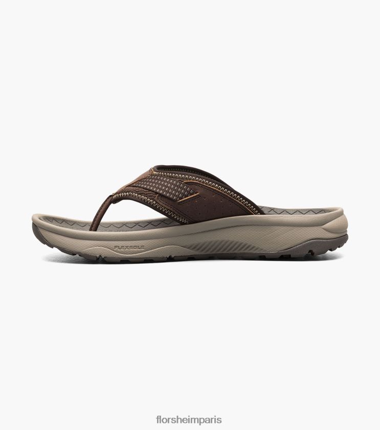 sandale à lanières bande de roulement lite 2 Florsheim Hommes TBZJJL369 chaussure ch marron