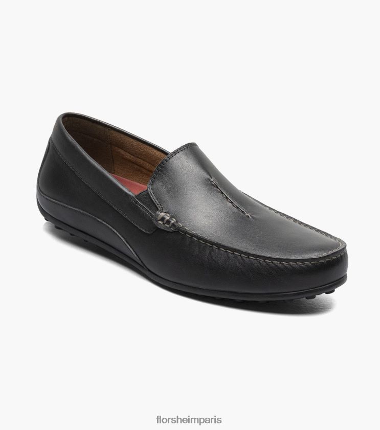mocassin vénitien à bout moc papillon Florsheim Hommes TBZJJL105 chaussure noir