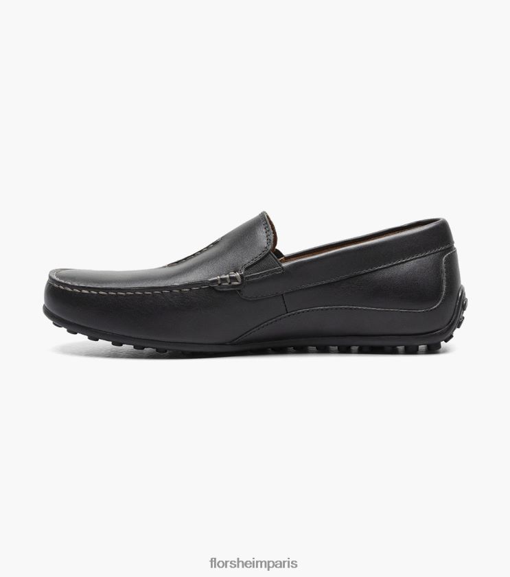 mocassin vénitien à bout moc papillon Florsheim Hommes TBZJJL105 chaussure noir