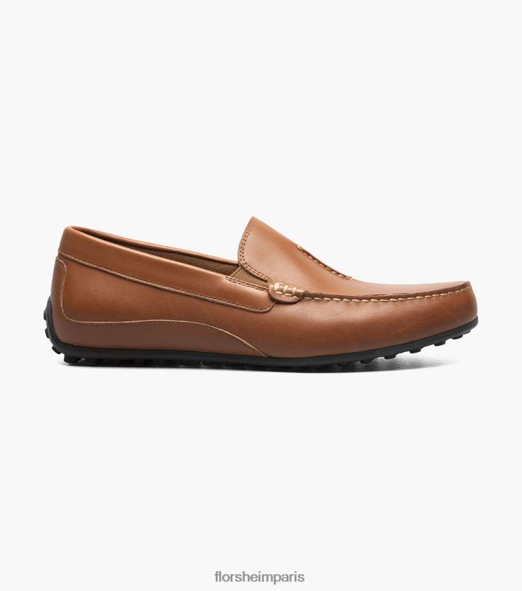 mocassin vénitien à bout moc papillon Florsheim Hommes TBZJJL106 chaussure bronzage de selle
