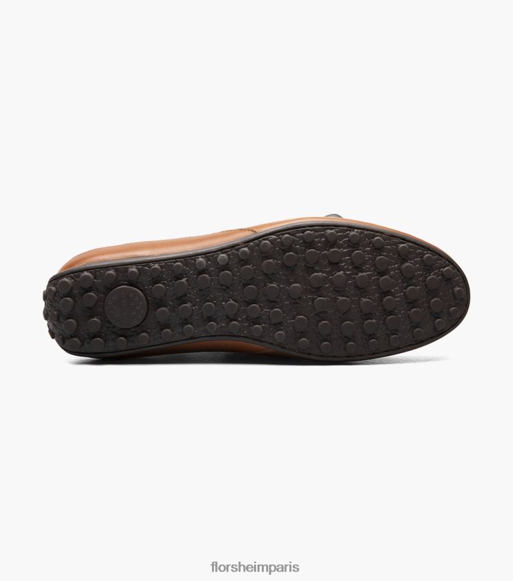 mocassin vénitien à bout moc papillon Florsheim Hommes TBZJJL106 chaussure bronzage de selle