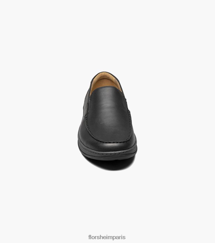 mocassin vénitien central à bout mocassin Florsheim Hommes TBZJJL65 chaussure noir