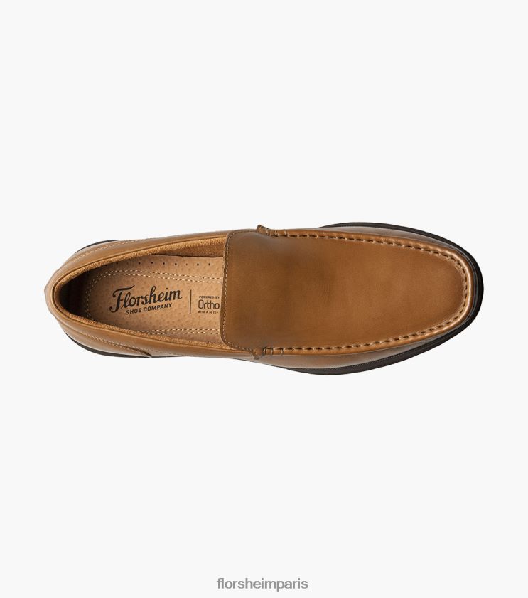 mocassin vénitien montigo moc toe Florsheim Hommes TBZJJL104 chaussure Cognac