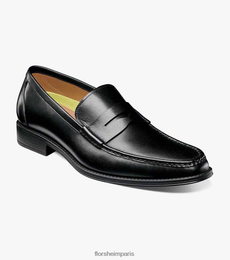 mocassins amelio à bout mocassin Florsheim Hommes TBZJJL259 chaussure noir