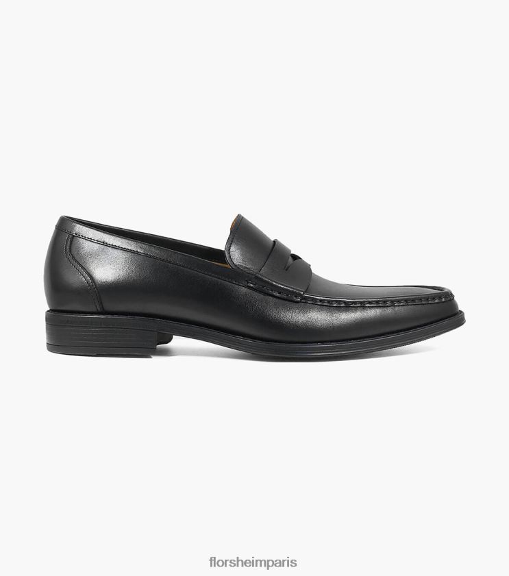 mocassins amelio à bout mocassin Florsheim Hommes TBZJJL259 chaussure noir