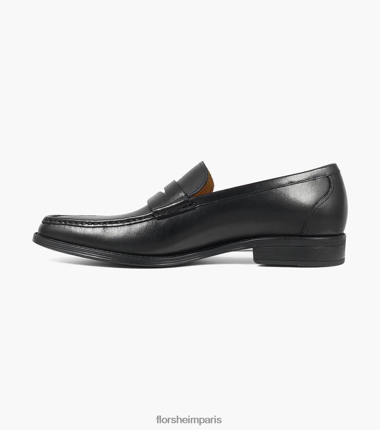 mocassins amelio à bout mocassin Florsheim Hommes TBZJJL259 chaussure noir