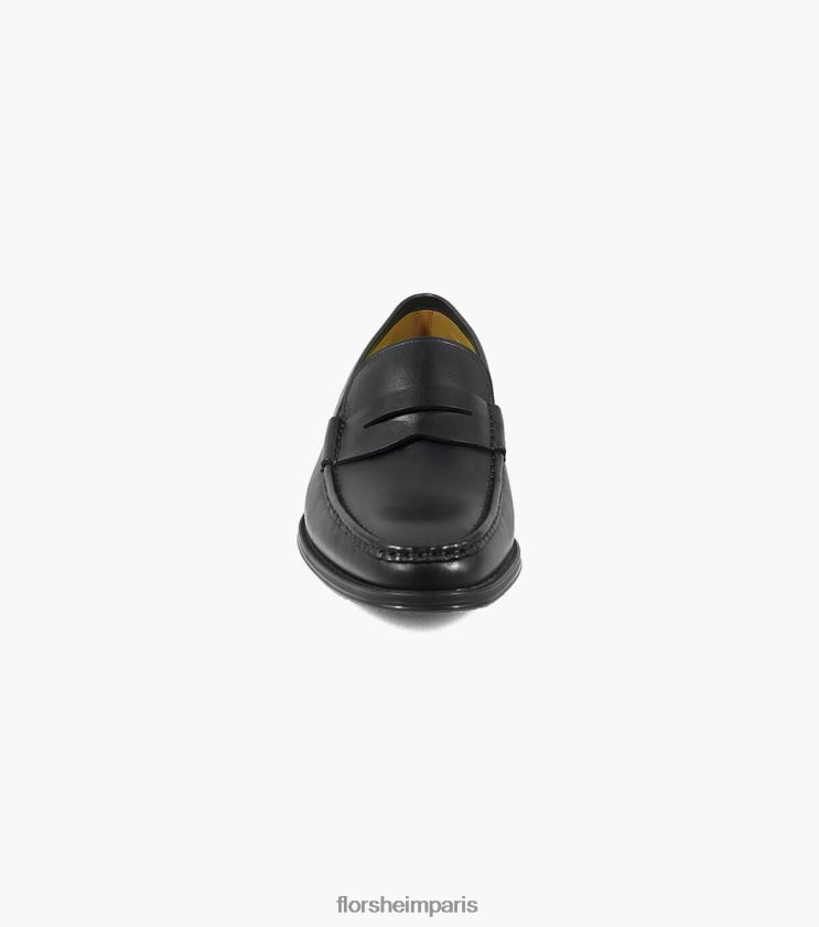 mocassins amelio à bout mocassin Florsheim Hommes TBZJJL259 chaussure noir