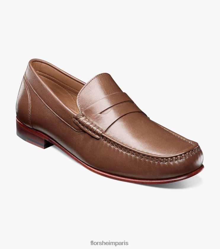 mocassins beaufort à bout mocassin Florsheim Hommes TBZJJL263 chaussure Cognac